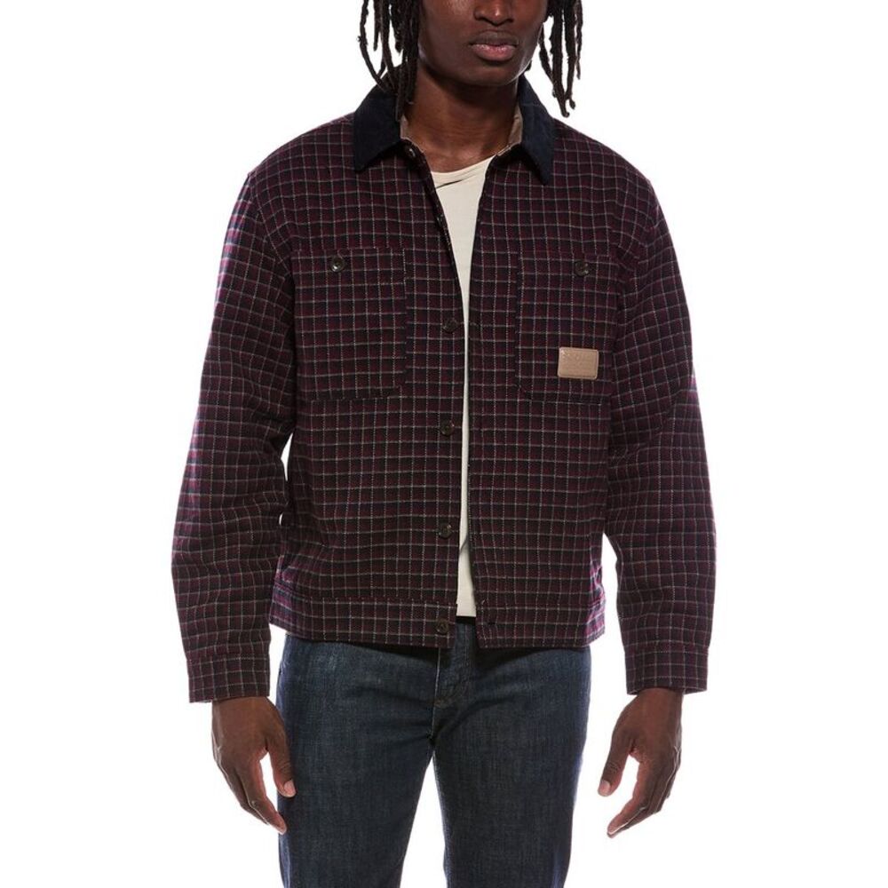 Scotch & Soda Mens  Trucker Jacket, Blue
